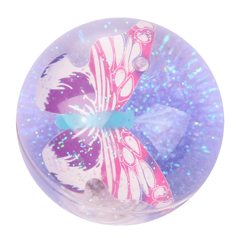 充水弹力球 BB031-1 蝴蝶金粉水球